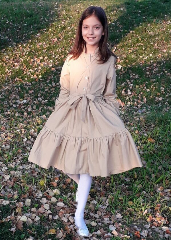 jesenja-haljinica-za devojcice-dugih-rukava